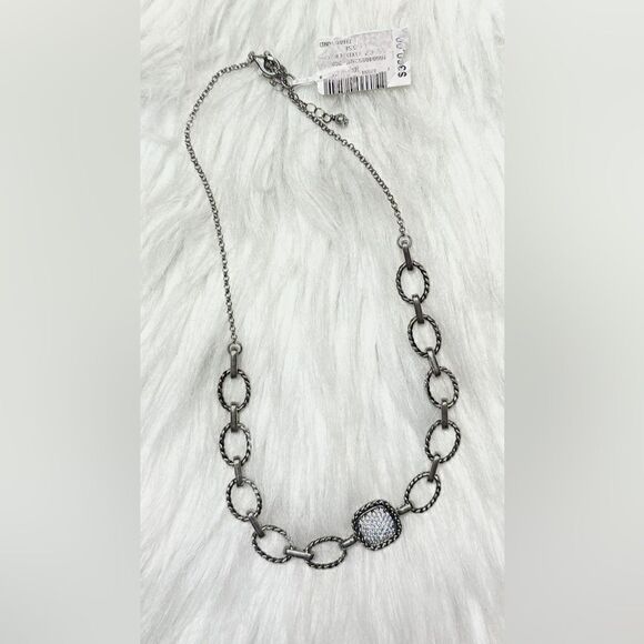 Giani Bernini Sterling Silver Necklace with Cubic Zirconia, Fine Jewelry, NWT - Picture 3 of 6